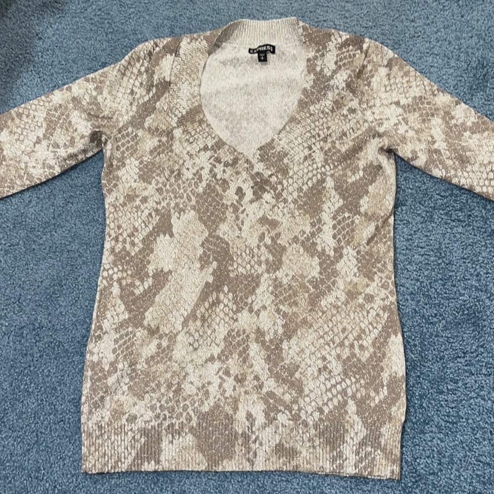 EXPRESS V beach shiny sweater